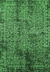 Oriental Emerald Green Industrial Rug, urb2545emgrn