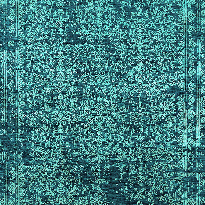 Oriental Turquoise Industrial Rug, urb2545turq