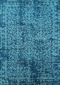 Oriental Light Blue Industrial Rug, urb2545lblu