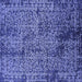 Square Oriental Blue Industrial Rug, urb2545blu