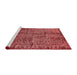 Industrial Red Washable Rugs