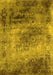 Oriental Yellow Industrial Rug, urb2546yw