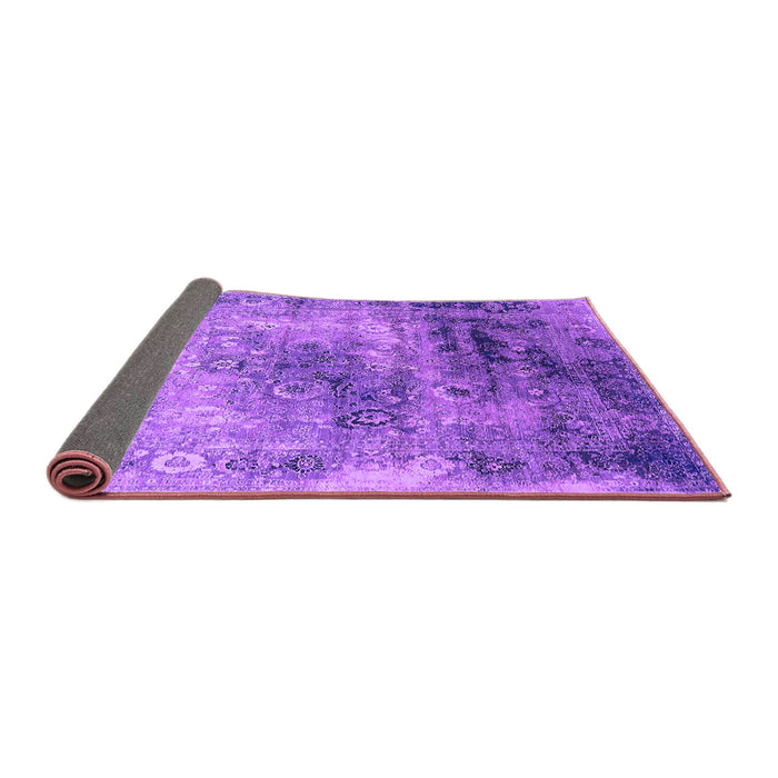 Sideview of Oriental Purple Industrial Rug, urb2546pur