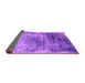 Sideview of Oriental Purple Industrial Rug, urb2546pur