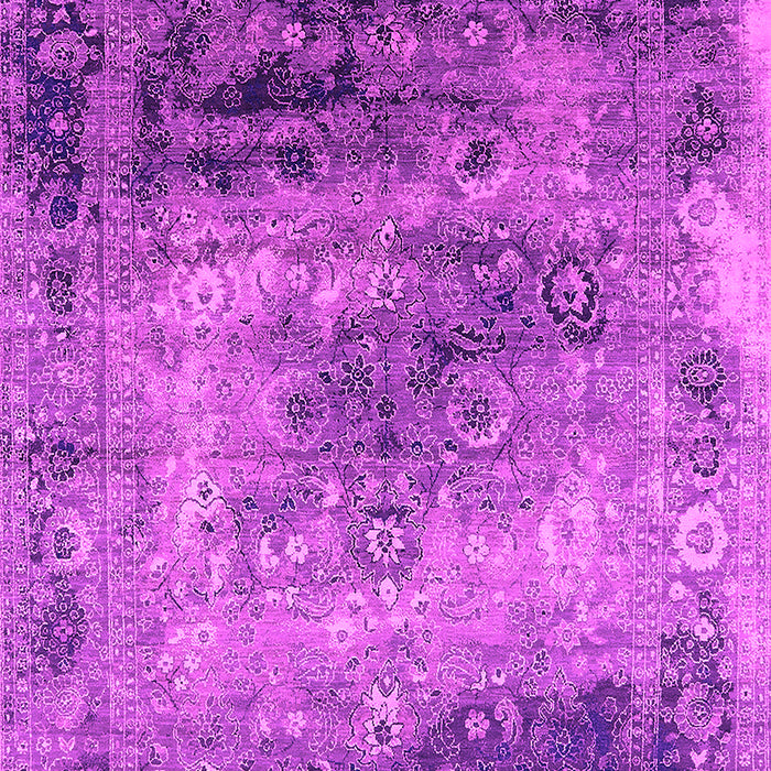 Machine Washable Oriental Pink Industrial Rug, wshurb2546pnk