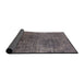 Sideview of Mid-Century Modern Black Oriental Rug, urb2547