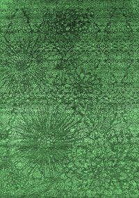 Oriental Emerald Green Industrial Rug, urb2547emgrn