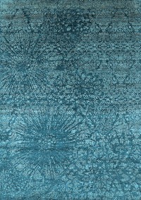 Oriental Light Blue Industrial Rug, urb2547lblu