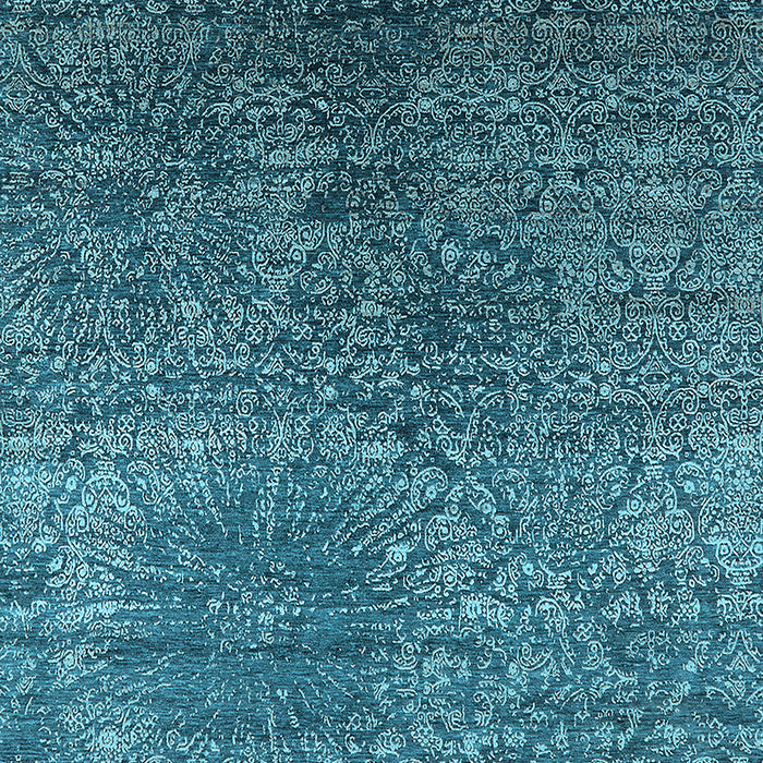 Oriental Light Blue Industrial Rug, urb2547lblu