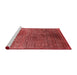 Industrial Red Washable Rugs