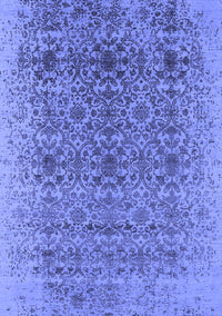 Oriental Blue Industrial Rug, urb2548blu