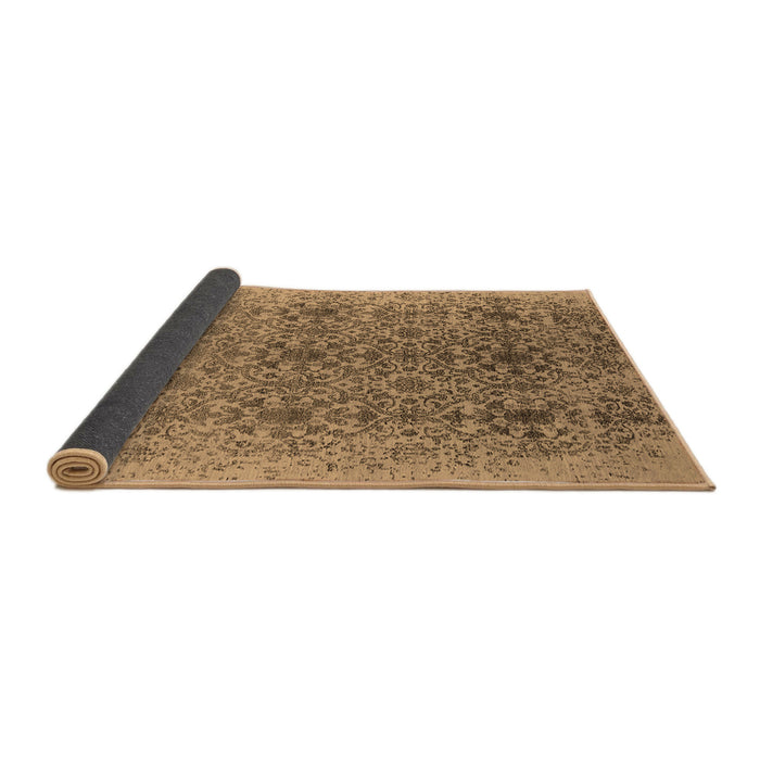 Sideview of Oriental Brown Industrial Rug, urb2548brn
