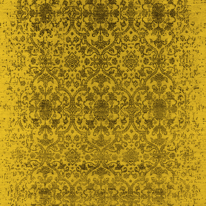 Oriental Yellow Industrial Rug, urb2548yw