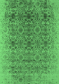 Oriental Emerald Green Industrial Rug, urb2548emgrn