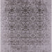 Square Mid-Century Modern Purple Oriental Rug, urb2548