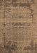 Machine Washable Oriental Brown Industrial Rug, wshurb2549brn