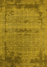 Oriental Yellow Industrial Rug, urb2549yw