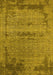 Oriental Yellow Industrial Rug, urb2549yw