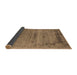 Sideview of Oriental Brown Industrial Rug, urb2549brn