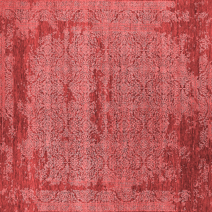 Machine Washable Oriental Red Industrial Rug, wshurb2549red