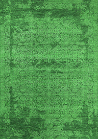 Oriental Green Industrial Rug, urb2549grn