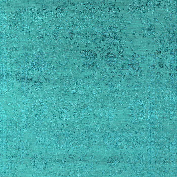 Oriental Turquoise Industrial Rug, urb2550turq