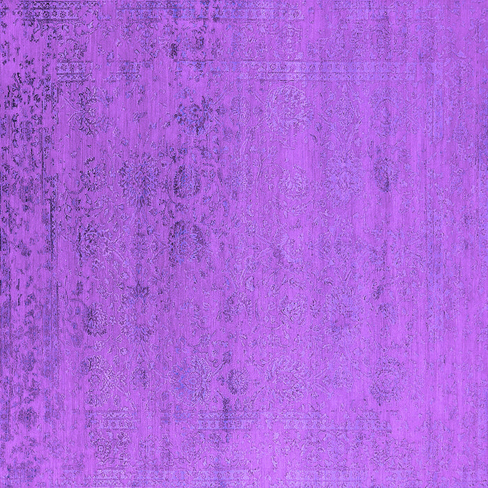 Square Oriental Purple Industrial Rug, urb2550pur
