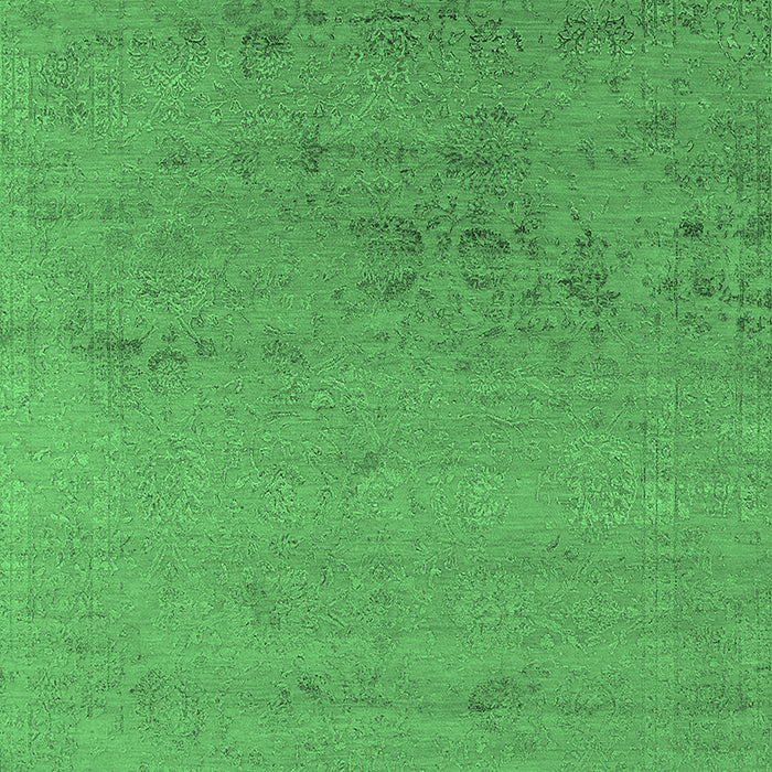Oriental Emerald Green Industrial Rug, urb2550emgrn