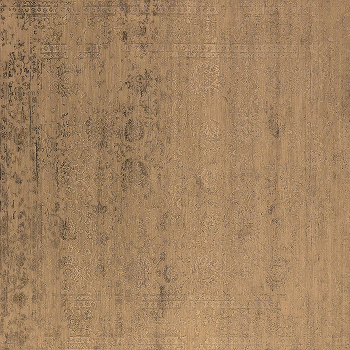 Square Oriental Brown Industrial Rug, urb2550brn