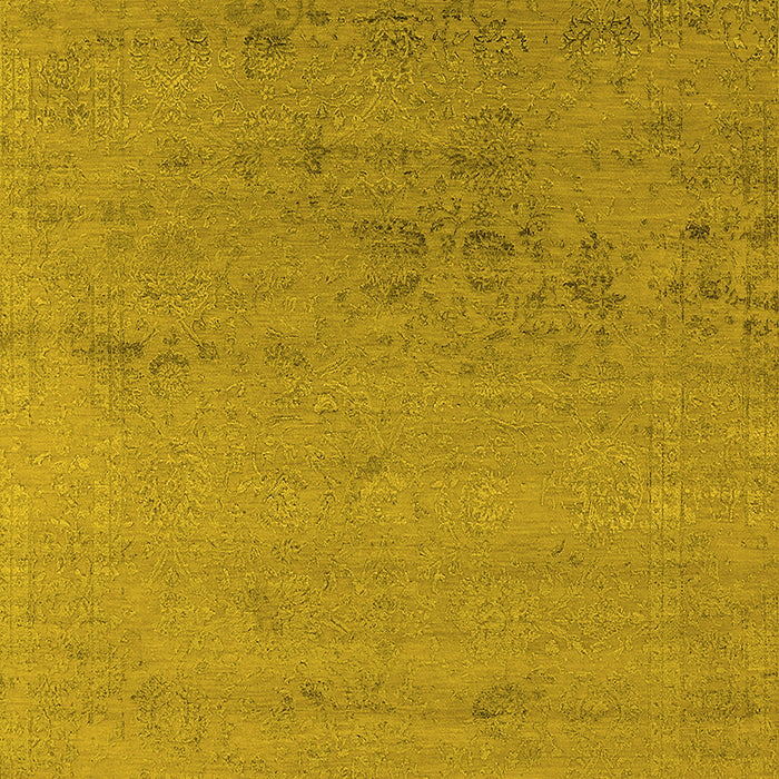 Oriental Yellow Industrial Rug, urb2550yw