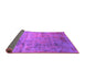 Sideview of Oriental Purple Industrial Rug, urb2551pur