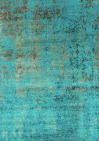 Oriental Turquoise Industrial Rug, urb2551turq