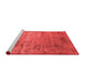 Industrial Red Washable Rugs