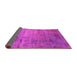 Sideview of Oriental Pink Industrial Rug, urb2551pnk