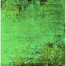 Square Oriental Green Industrial Rug, urb2552grn