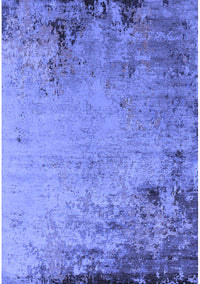 Oriental Blue Industrial Rug, urb2552blu