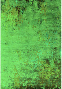 Oriental Green Industrial Rug, urb2552grn