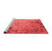 Industrial Red Washable Rugs