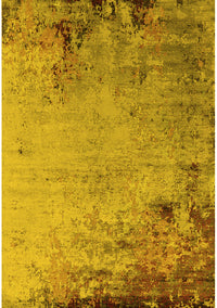 Oriental Yellow Industrial Rug, urb2552yw