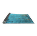 Sideview of Oriental Light Blue Industrial Rug, urb2552lblu