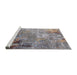 Sideview of Machine Washable Industrial Modern Puce Purple Rug, wshurb2553