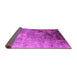 Sideview of Oriental Pink Industrial Rug, urb2553pnk