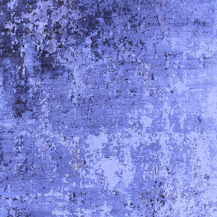 Machine Washable Oriental Blue Industrial Rug, wshurb2553blu