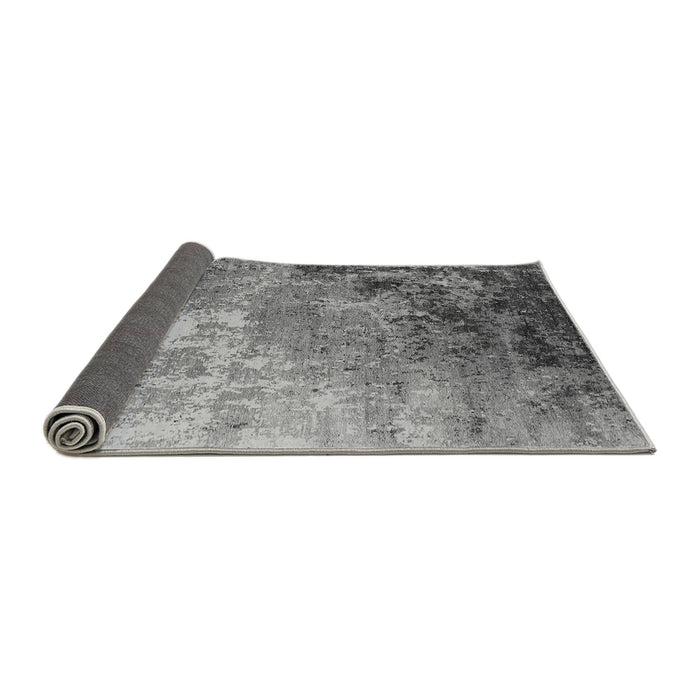 Sideview of Oriental Gray Industrial Rug, urb2553gry