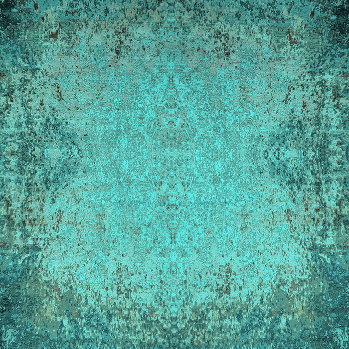 Oriental Turquoise Industrial Rug, urb2554turq