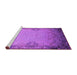 Sideview of Machine Washable Oriental Purple Industrial Area Rugs, wshurb2554pur