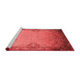 Industrial Red Washable Rugs