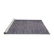 Sideview of Machine Washable Industrial Modern Purple Navy Blue Rug, wshurb2555