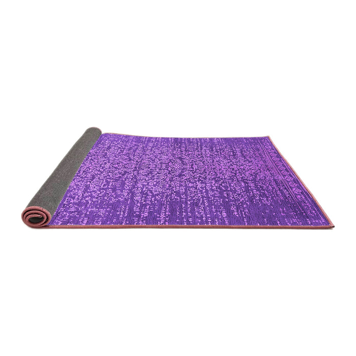Sideview of Oriental Purple Industrial Rug, urb2555pur