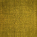 Square Oriental Yellow Industrial Rug, urb2555yw